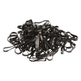 Elastici silicone per criniera e coda 30gr Black