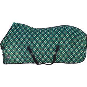 Coperta pile scacchi Green