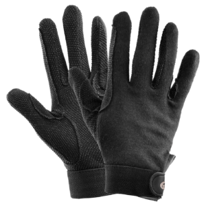 Guanti Adulto da equitazione picot Black