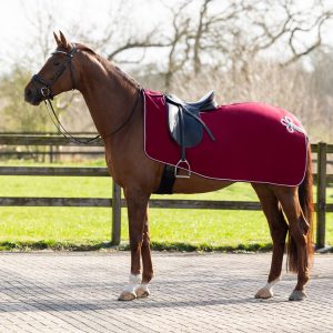 Coprireni pile "Ornament" Burgundy/Silver