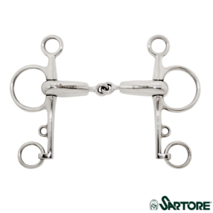 Pelham snodato inox mm20 vuoto regolabile da 115 a 140mm