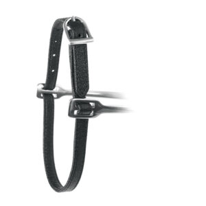 Lacciolini per speroni in cuoio interno nylon Black