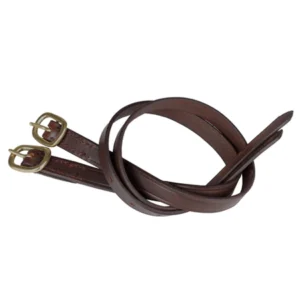 Lacciolini per speroni in cuoio interno nylon Dark Brown
