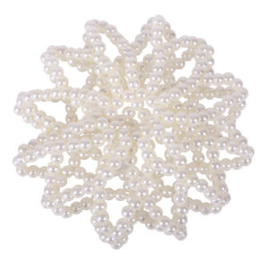 Retina per chignon "Pearl" White