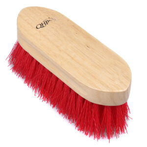 Brusca con manico in legno Bright Red