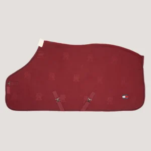 Coperta in pile TH Oxford Rouge