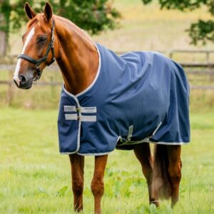 Coperta da paddock Amigo® Ripstop 900D Turnout 100gr Navy/Titanium Grey