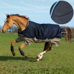 Coperta da paddock Mio Turnout 0gr Navy/Electric Blue/Navy