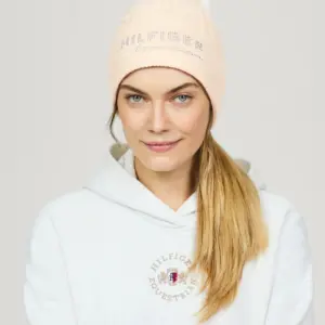 Berretto con pom pom TH Perry Taupe